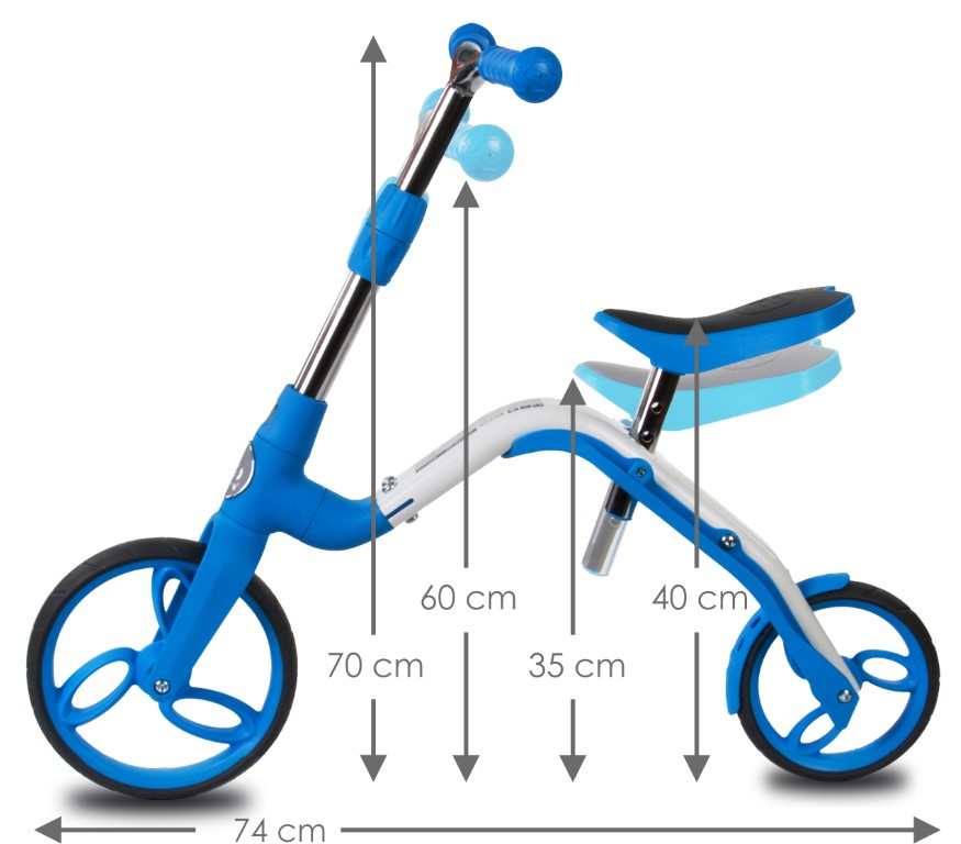 rowerek biegowy hulajnoga Evo 360 Pro dla dziecka sun baby